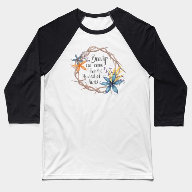 Beauty Baseball T-Shirt by FalyourPal